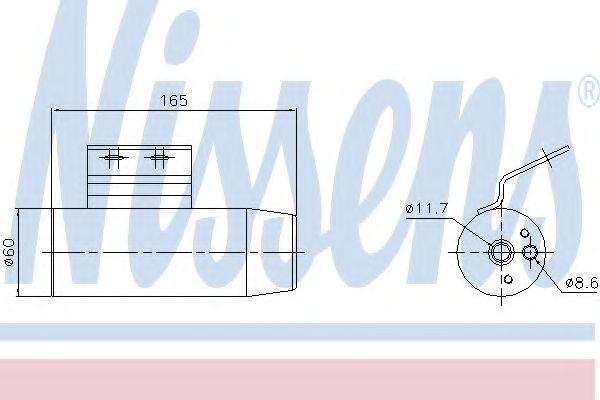Осушитель, кондиционер NISSENS 95124