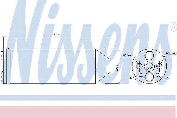 Осушитель, кондиционер NISSENS 95191