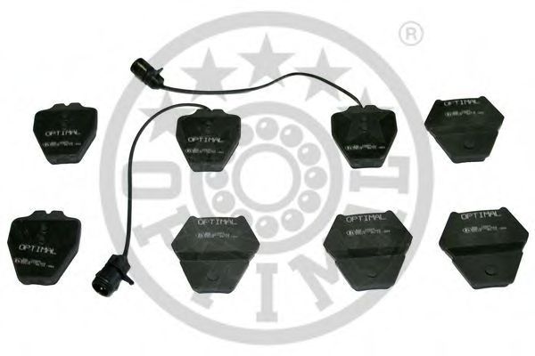 Комплект тормозных колодок, дисковый тормоз OPTIMAL 10483