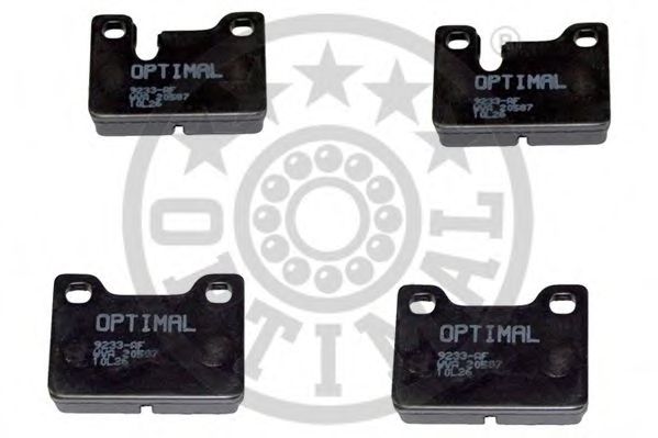 Комплект тормозных колодок, дисковый тормоз OPTIMAL 9233
