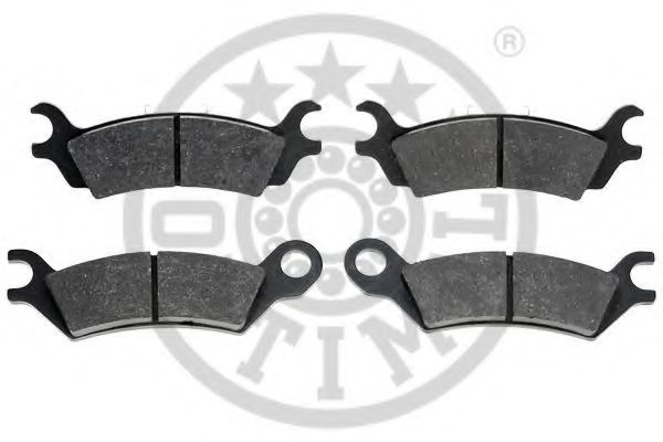 Комплект тормозных колодок, дисковый тормоз OPTIMAL 9323