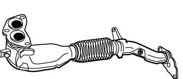 Труба выхлопного газа FONOS 07798
