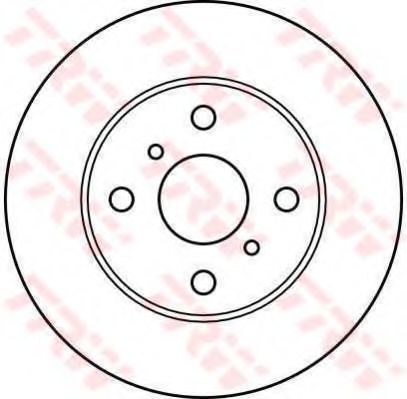 Тормозной диск TRW DF1441