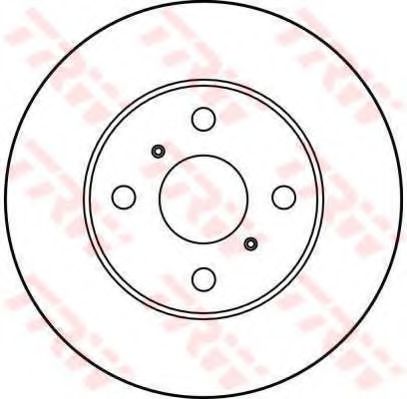 Тормозной диск TRW DF1921