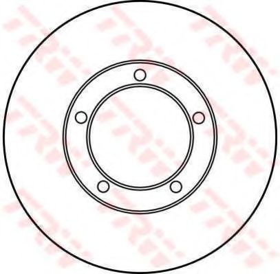 Тормозной диск TRW DF2747