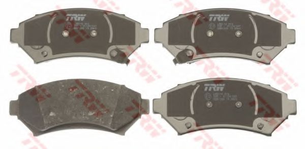 Комплект тормозных колодок, дисковый тормоз TRW 23165