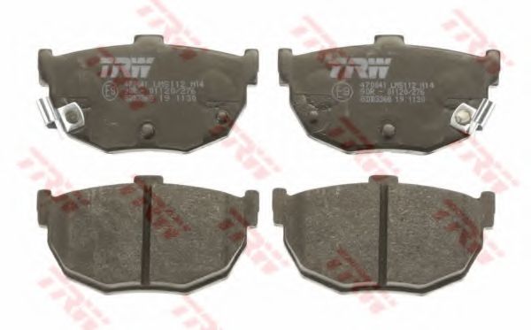 Комплект тормозных колодок, дисковый тормоз TRW 21555