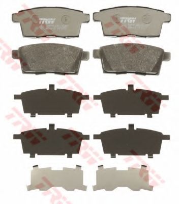 Комплект тормозных колодок, дисковый тормоз TRW 24545