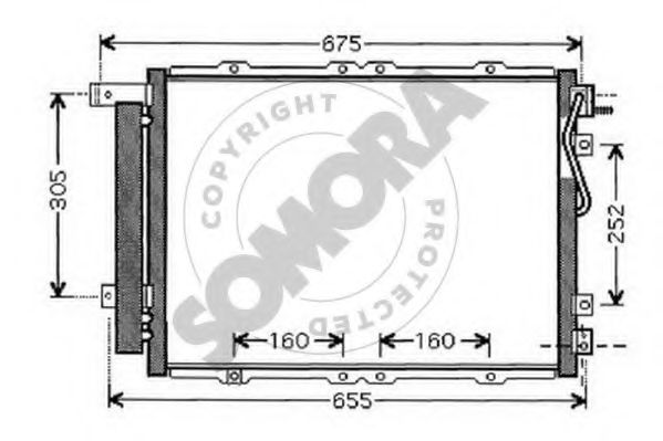 Конденсатор, кондиционер SOMORA 114060