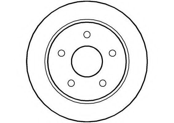 Тормозной диск NATIONAL NBD072