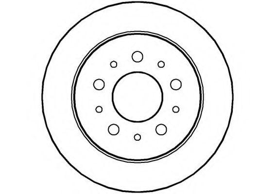 Тормозной диск NATIONAL NBD1184