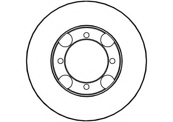 Тормозной диск NATIONAL NBD589