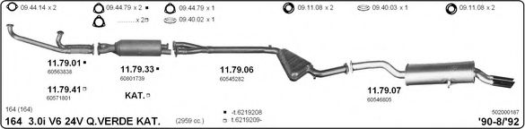 Система выпуска ОГ IMASAF 502000187