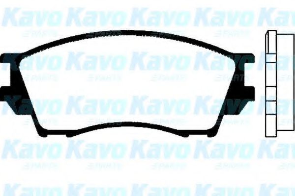 Комплект тормозных колодок, дисковый тормоз KAVO PARTS BP-4523