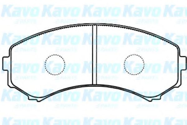Комплект тормозных колодок, дисковый тормоз KAVO PARTS BP-5545