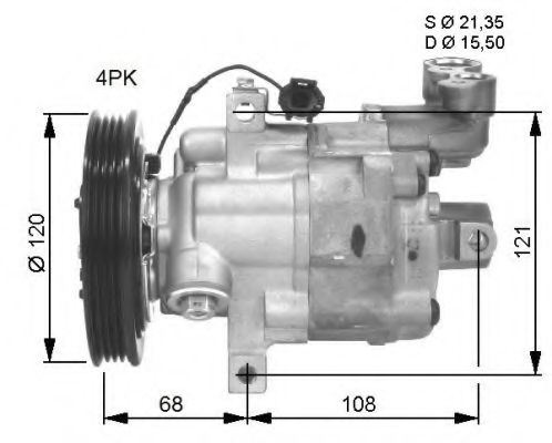 Компрессор, кондиционер NRF 32461G