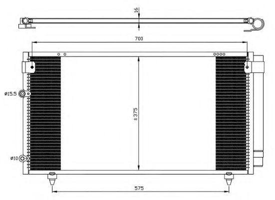 Конденсатор, кондиционер NRF 35518