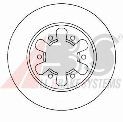 Тормозной диск A.B.S. 16020