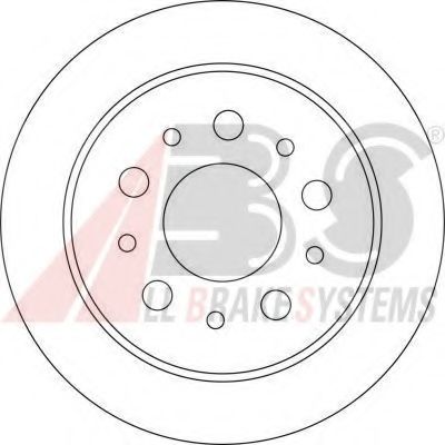 Тормозной диск A.B.S. 17030 OE