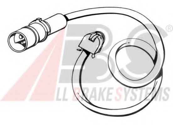 Сигнализатор, износ тормозных колодок A.B.S. 39554