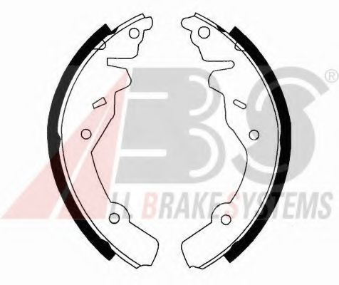 Комплект тормозных колодок A.B.S. 40520