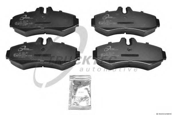 Комплект тормозных колодок, дисковый тормоз TRUCKTEC AUTOMOTIVE 02.35.117