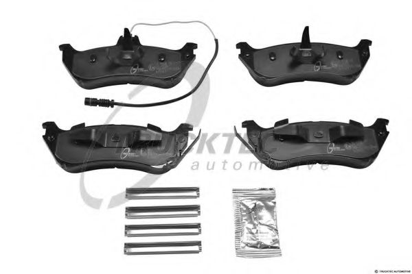 Комплект тормозных колодок, дисковый тормоз TRUCKTEC AUTOMOTIVE 02.35.141