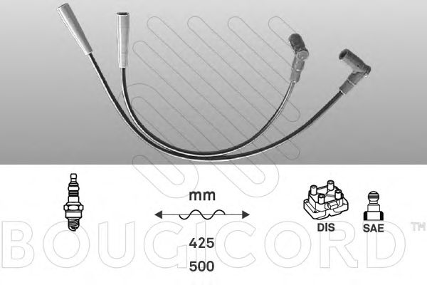 Комплект проводов зажигания BOUGICORD 3140