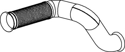 Труба выхлопного газа DINEX 17106