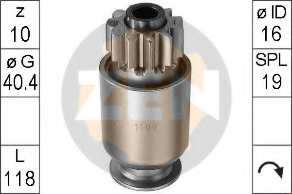 Привод с механизмом свободного хода, стартер GHIBAUDI 2218