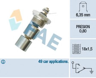 Датчик давления масла FAE 12270