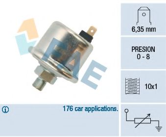 Датчик, давление масла FAE 14500