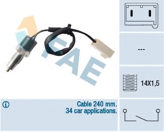 Выключатель, фара заднего хода FAE 40360