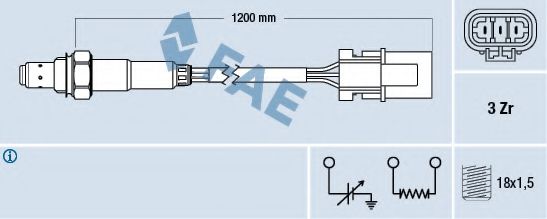 Лямбда-зонд FAE 77231