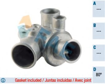 Термостат, охлаждающая жидкость FAE 5335980