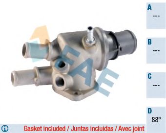 Термостат, охлаждающая жидкость FAE 5339688