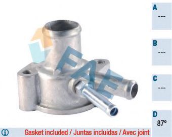 Термостат, охлаждающая жидкость FAE 5343587