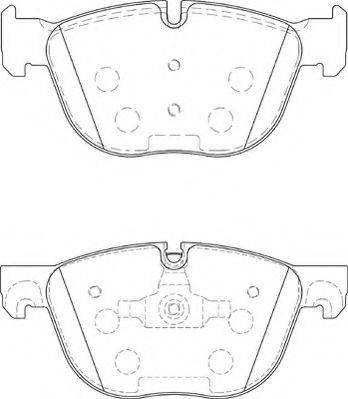 Комплект тормозных колодок, дисковый тормоз NECTO FD7344A