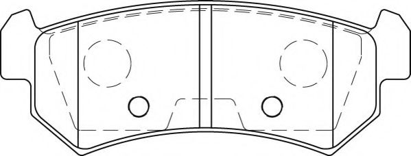 Комплект тормозных колодок, дисковый тормоз NECTO FD7254A