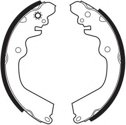 Комплект тормозных колодок NECTO N1548