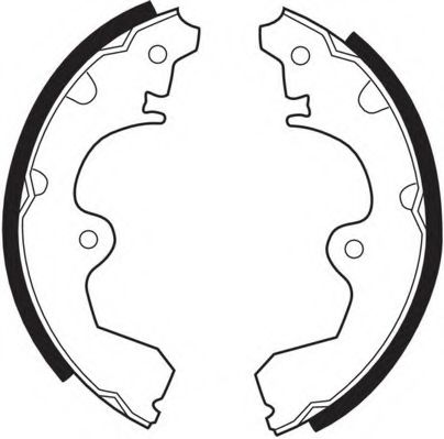 Комплект тормозных колодок NECTO N1378