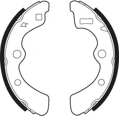 Комплект тормозных колодок NECTO N1370