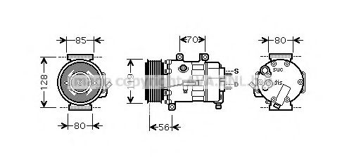 Компрессор, кондиционер AVA QUALITY COOLING CNK250