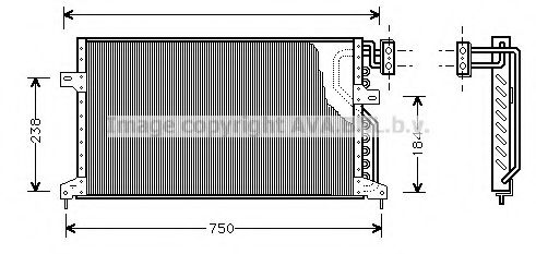 Конденсатор, кондиционер AVA QUALITY COOLING CR5020