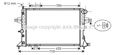 Радиатор, охлаждение двигателя AVA QUALITY COOLING OLA2329