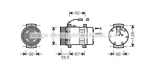 Компрессор, кондиционер AVA QUALITY COOLING VLK062