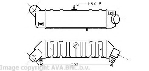 Интеркулер AVA QUALITY COOLING VW4162