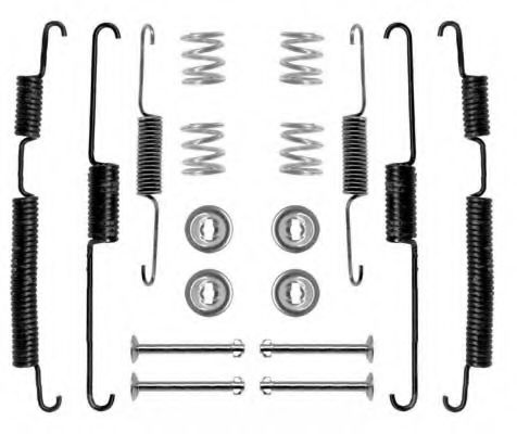 Комплект тормозов, барабанный тормозной механизм DELPHI 1087
