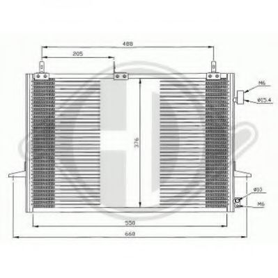 Конденсатор, кондиционер DIEDERICHS 8143300