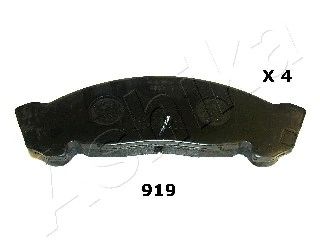 Комплект тормозных колодок, дисковый тормоз ASHIKA 50-09-919